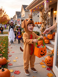 Hotdog Dog Costume for Kids, Dachshund Halloween Costume, Funny Hot dog Puppy Outfit