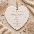 Baby Girl or Boy Ornament, New Baby Keepsake Ornament, Custom Baby Christmas Ornament with Name, Baby Shower Gift, Newborn Girl Ornament