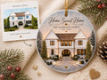 New Home Ornament, Housewarming Christmas Ornament, First Home Keepsake, Family Home Ornament, Realtor Closing Gift, Home Christmas Ornament