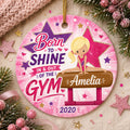 Gymnastics Ornament, Custom Gymnast Name, Vault Decor, Ceramic KeepsakePersonalized