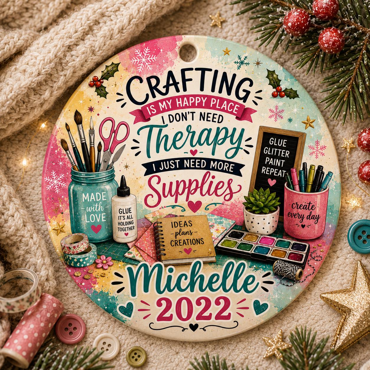 Crafting Ornament, Creative Supplies, DIY Decor, Custom KeepsakePersonalized