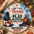 Sports Ornament, Athlete Keepsake, Basketball Football Soccer Decor (2022)Personalized