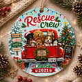 Rescue Crew Ornament, Adopt Don't Shop Pet Lover KeepsakePersonalized