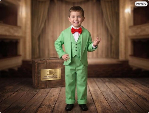 Babar The Elephant Green Suit Costume, Storybook Halloween Outfit