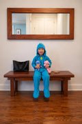 Plush Pocoyo Inspired Halloween Costume Cartoon Inspired Kids Cosplay Fleece Character Outfit