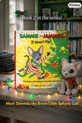 Sammie in Jammies: It Wasn’t Me!, Signed Christmas Cat Book, Personalized Kids Holiday Story Gift