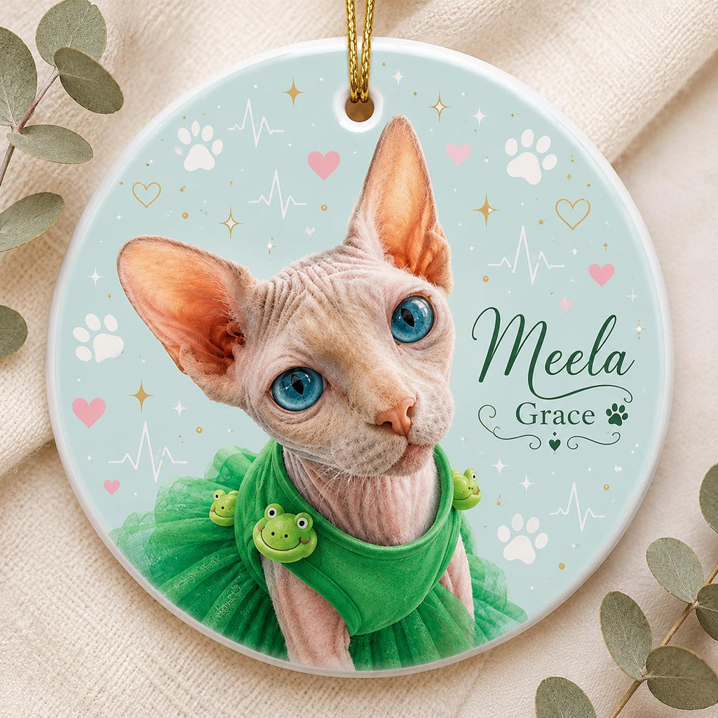 Pet Ornament, Custom Dog Cat Horse Ornament, Pet Lover Christmas Gift, Personalized Pet Keepsake Ornament, Memorial or Pet Lover Gift