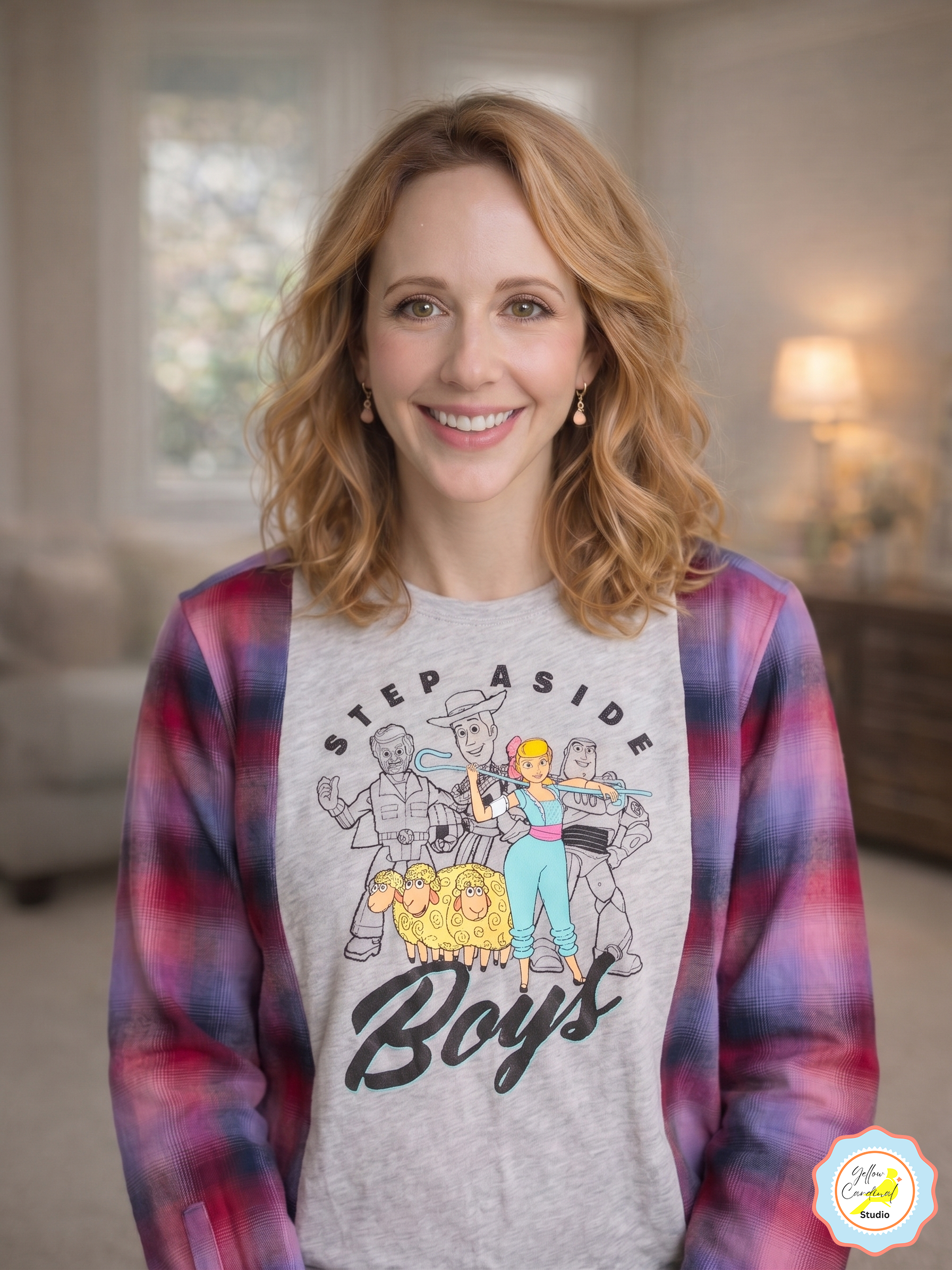 Toy Story Purple Flannel Sweatshirt — 2XL